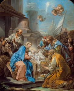 Adoration des mages. Vers 1760