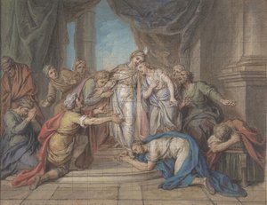 Joseph reconnu par ses frères - Charles Antoine Coypel