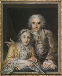 Portrait de Philippe Coypel et de sa femme - Charles Antoine Coypel