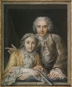 Portrait de Philippe Coypel et de sa femme - Charles Antoine Coypel