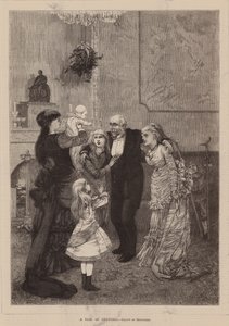Une paire de béquilles (gravure) - Charles Auguste (1841-1905) (after) Loye