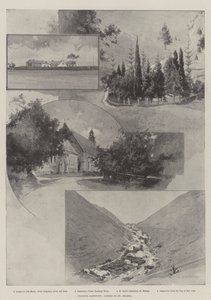 La captivité de Cronje, scènes à Sainte-Hélène
