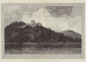 Château de Dunster, résidence de M. Hugh Courtenay Luttrell, MP - Charles Auguste Loye