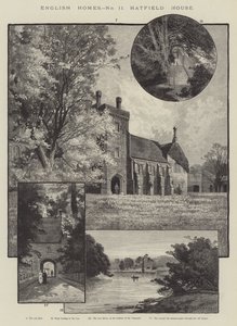 Maisons anglaises, Hatfield House - Charles Auguste Loye