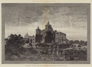 Maisons anglaises, Hatfield House, le siège du marquis de Salisbury, KG - Charles Auguste Loye