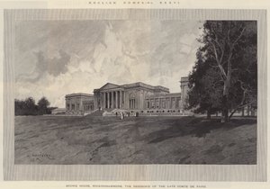 Maisons anglaises, Stowe House, Buckinghamshire, la résidence du défunt comte de Paris