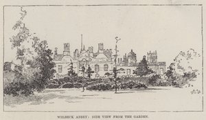 Maisons anglaises, Abbaye de Welbeck - Charles Auguste Loye