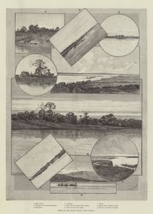 Vues sur le fleuve Niger, Afrique de l