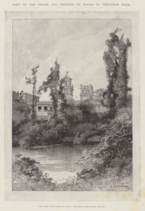 Visite du prince et de la princesse de Galles à Trentham Hall - Charles Auguste Loye