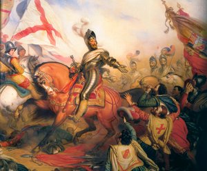 Le roi Henri IV à la bataille d