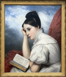 La Lectrice - Charles Auguste Steuben