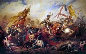 Guerres de religion (1562-1598): le roi Henri IV de France (1553-1610) à la bataille d