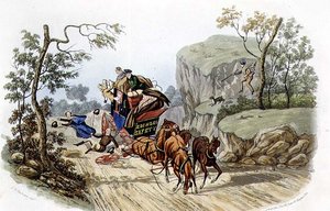 "Les Accidents arrivent même aux Meilleures Voitures!", gravée par R.G. Reeve, publiée par Thomas McLean - Charles B. (after) Newhouse