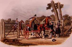 Un gardien de porte insubordonné, gravé par R.G. Reeve, pub. par Thomas McLean - Charles B. (after) Newhouse