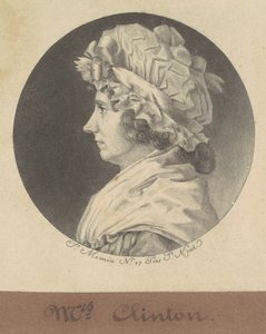 Cornelia Tappen Clinton - Charles B. J. Févret de Saint Mémin