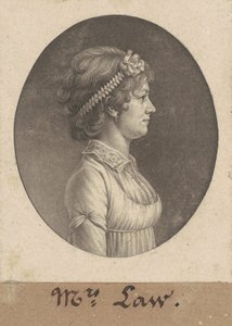 Elizabeth Parke Custis Law - Charles B. J. Févret de Saint Mémin