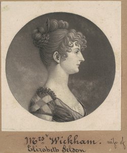 Elizabeth Selden McClurg Wickham - Charles B. J. Févret de Saint Mémin