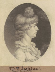 Frances Cadwalader Erskine - Charles B. J. Févret de Saint Mémin