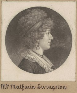 Margaret Lewis Livingston - Charles B. J. Févret de Saint Mémin