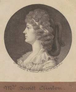 Maria Franklin Clinton - Charles B. J. Févret de Saint Mémin