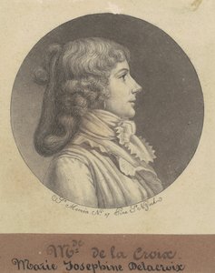 Marie Josephine Delacroix - Charles B. J. Févret de Saint Mémin