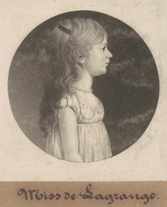 Mademoiselle de la Grange - Charles B. J. Févret de Saint Mémin