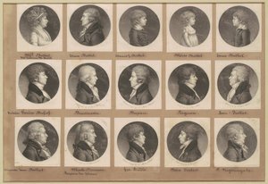 Collection de portraits de Saint-Mémin, groupe 19 - Charles B. J. Févret de Saint Mémin