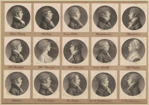 Collection de portraits de Saint-Mémin, Groupe 25 - Charles B. J. Févret de Saint Mémin