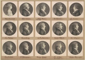 Collection de portraits de Saint-Mémin, Groupe 30 - Charles B. J. Févret de Saint Mémin