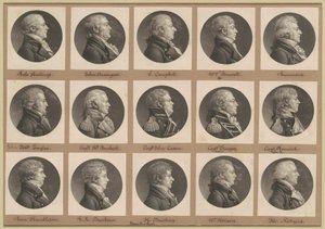 Collection de portraits Saint-Mémin, Groupe 34 - Charles B. J. Févret de Saint Mémin