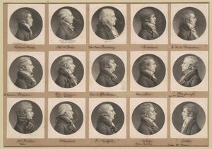 Collection de portraits de Saint-Mémin, Groupe 37 - Charles B. J. Févret de Saint Mémin
