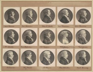 Collection de portraits de Saint-Mémin, Groupe 38 - Charles B. J. Févret de Saint Mémin