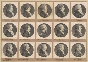 Collection de portraits Saint-Mémin, groupe 39 - Charles B. J. Févret de Saint Mémin