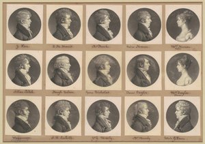 Collection de portraits de Saint-Mémin, Groupe 42 - Charles B. J. Févret de Saint Mémin