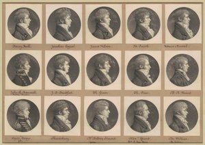 Collection de portraits de Saint-Mémin, Groupe 46 - Charles B. J. Févret de Saint Mémin