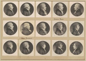 Collection de portraits de Saint-Mémin, groupe 54 - Charles B. J. Févret de Saint Mémin