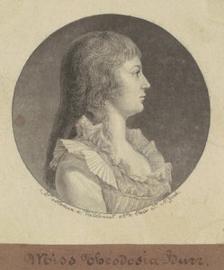 Theodosia Burr - Charles B. J. Févret de Saint Mémin