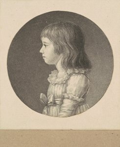 Fille Non Identifiée - Charles B. J. Févret de Saint Mémin