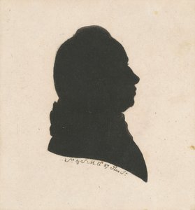 Silhouette masculine non identifiée - Charles B. J. Févret de Saint Mémin
