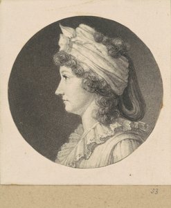 Femme non identifiée - Charles B. J. Févret de Saint Mémin