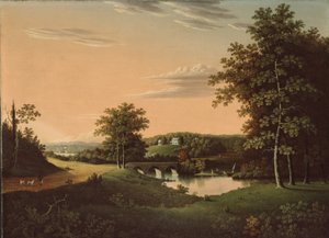 Point Breeze, le domaine de Joseph-Napoléon Bonaparte à Bordentown, New Jersey, 1817-20 - Charles B. Lawrence