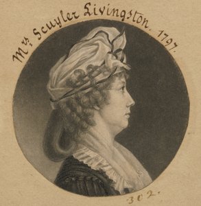 Eliza Barclay Livingston - Charles Balthazar Julien Févret de Saint-Mémin
