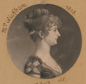 Elizabeth Selden McClurg Wickham - Charles Balthazar Julien Févret de Saint-Mémin