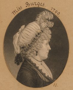 Miss Burges - Charles Balthazar Julien Févret de Saint-Mémin