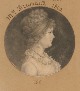 Frau Brumaud - Charles Balthazar Julien Févret de Saint-Mémin