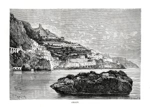 Amalfi, Italie, 1879 - Charles Barbant