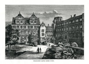 Château de Heidelberg, Allemagne, 1879 - Charles Barbant