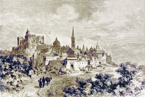 Vue de Spoleto, illustration de 