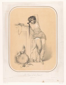 Vénus touche la pointe de la flèche de Cupidon (Vier voorstellingen van de liefde, Amour)