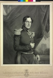 Roi des Belges Léopold Ier - Charles Baugniet